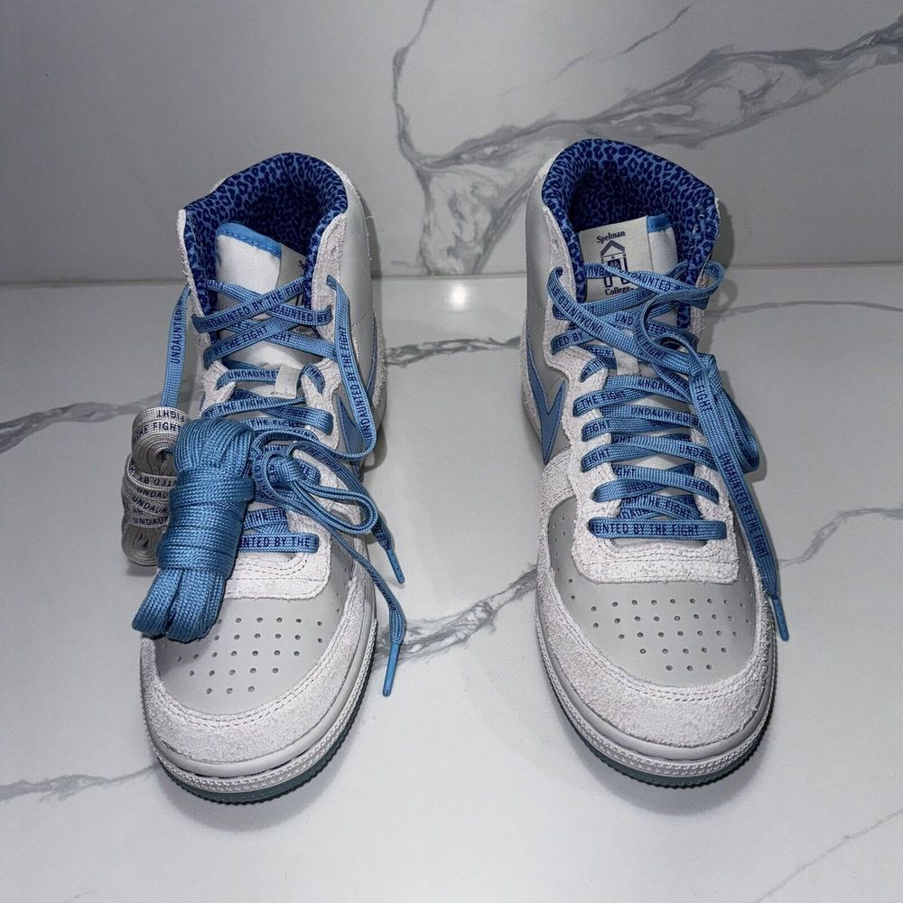 Nike Terminator High Retro Spelman Jaguars Grey Bone Blue Phantom Men's 9.5
